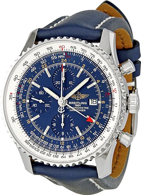 breitling herrenuhr armband blau